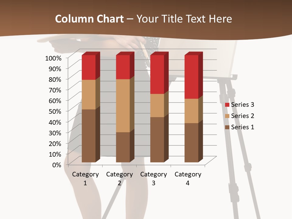 Background Female Canvas PowerPoint Template