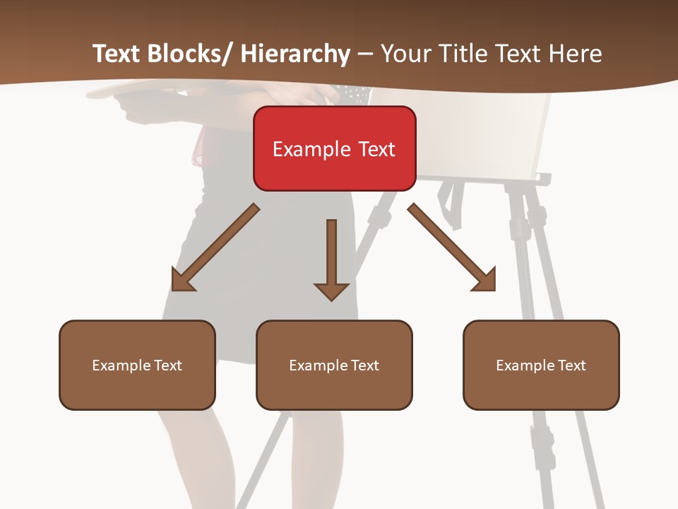 Background Female Canvas PowerPoint Template