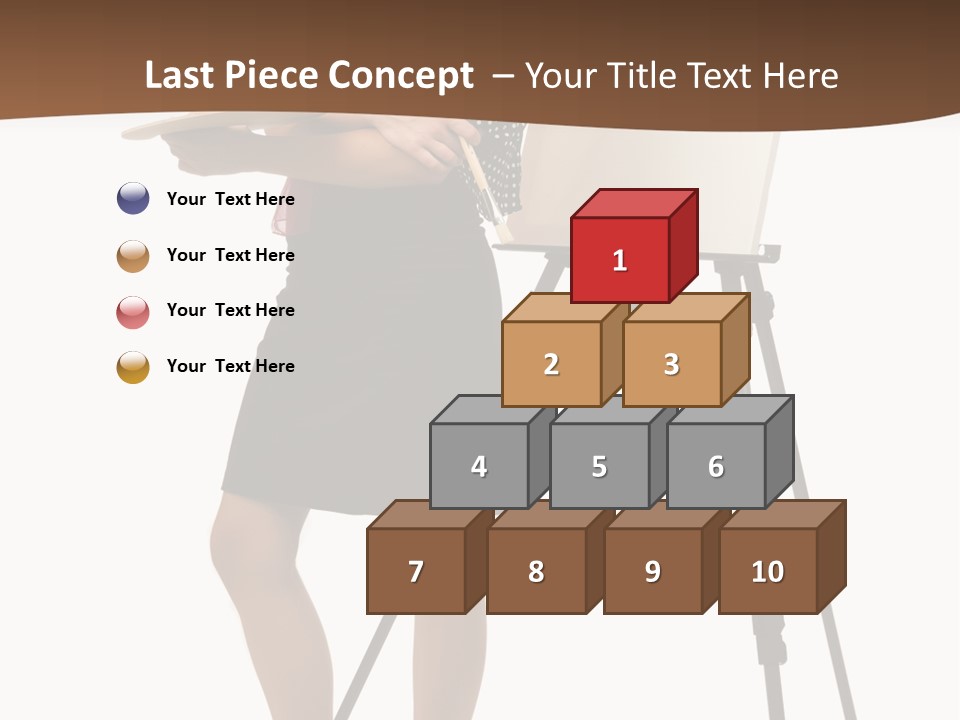 Background Female Canvas PowerPoint Template