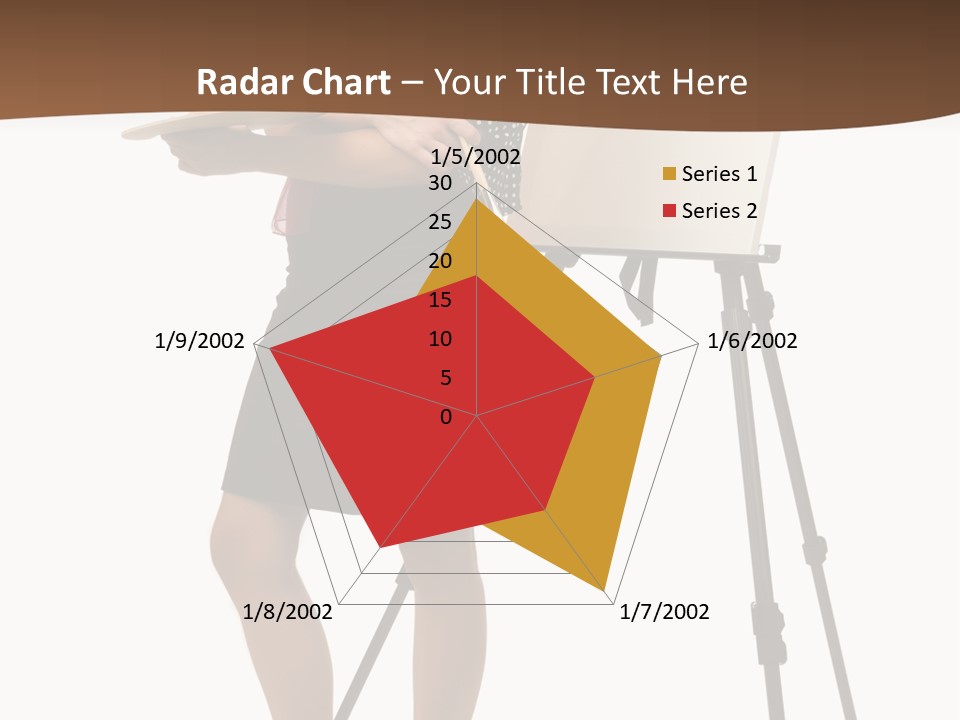 Background Female Canvas PowerPoint Template