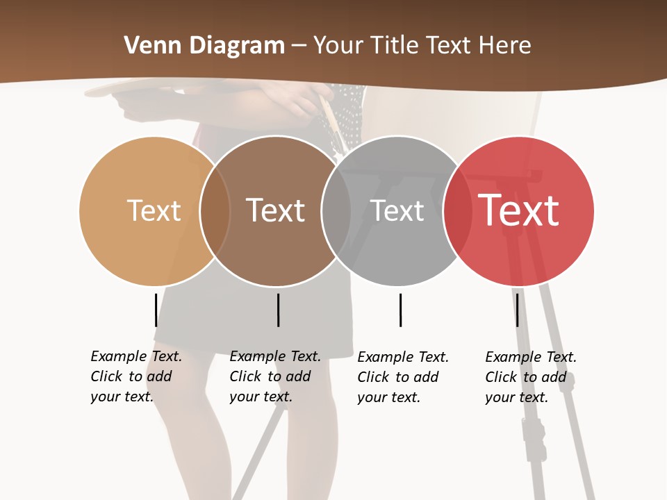 Background Female Canvas PowerPoint Template