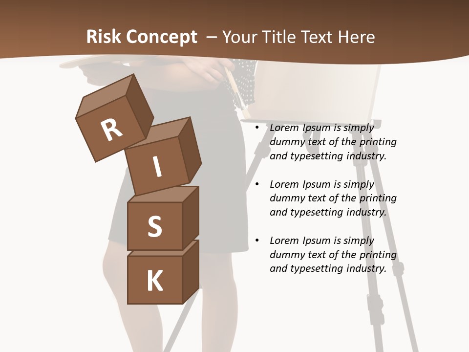 Background Female Canvas PowerPoint Template