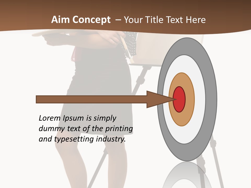 Background Female Canvas PowerPoint Template