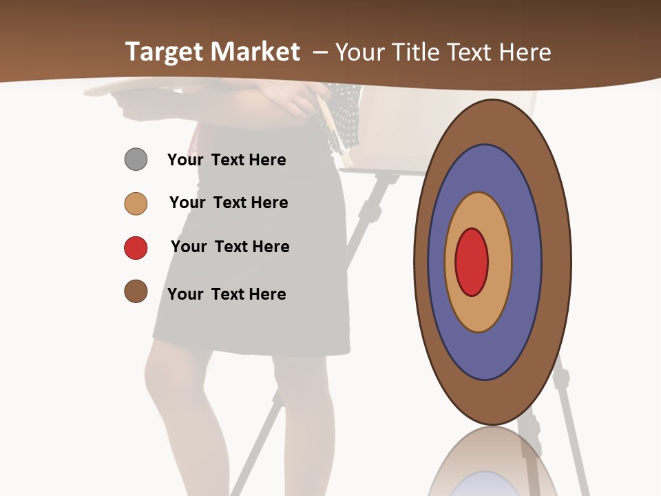 Background Female Canvas PowerPoint Template