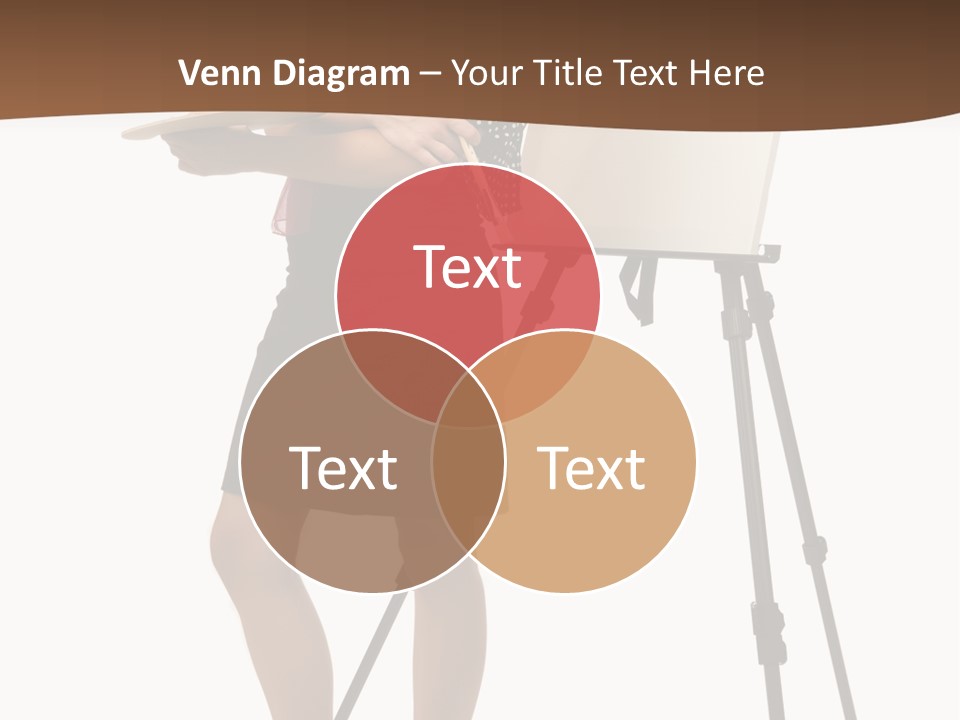 Background Female Canvas PowerPoint Template