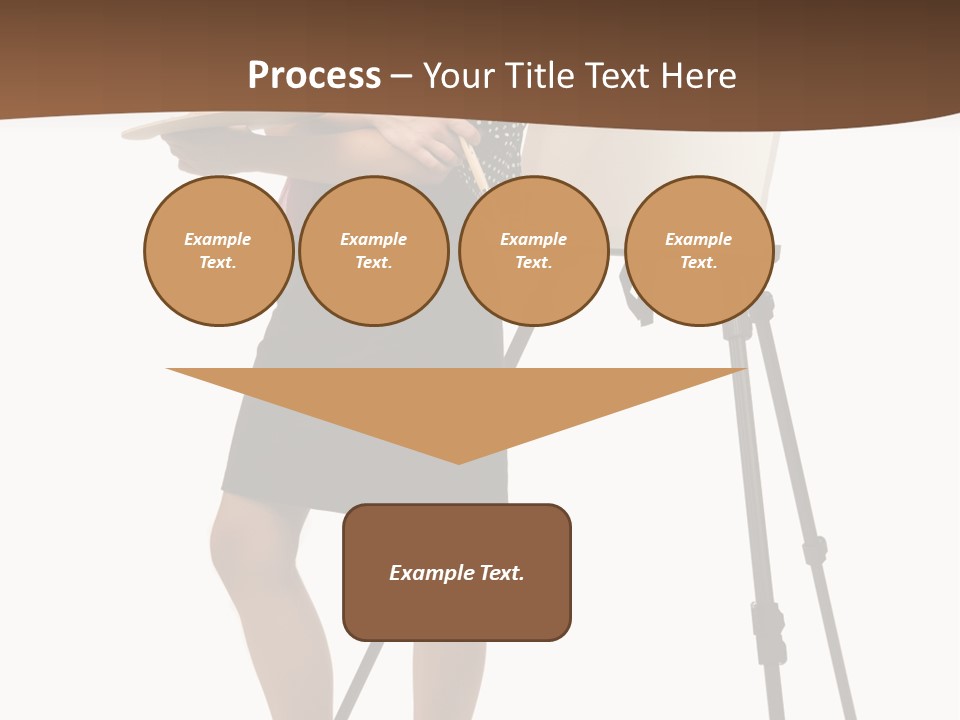 Background Female Canvas PowerPoint Template