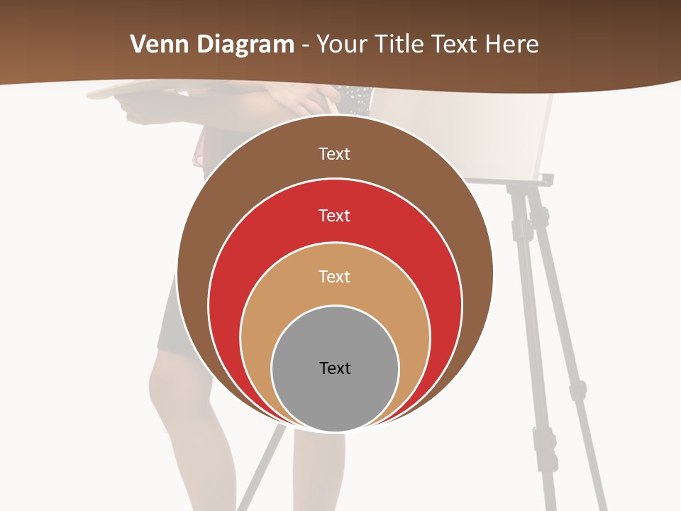 Background Female Canvas PowerPoint Template