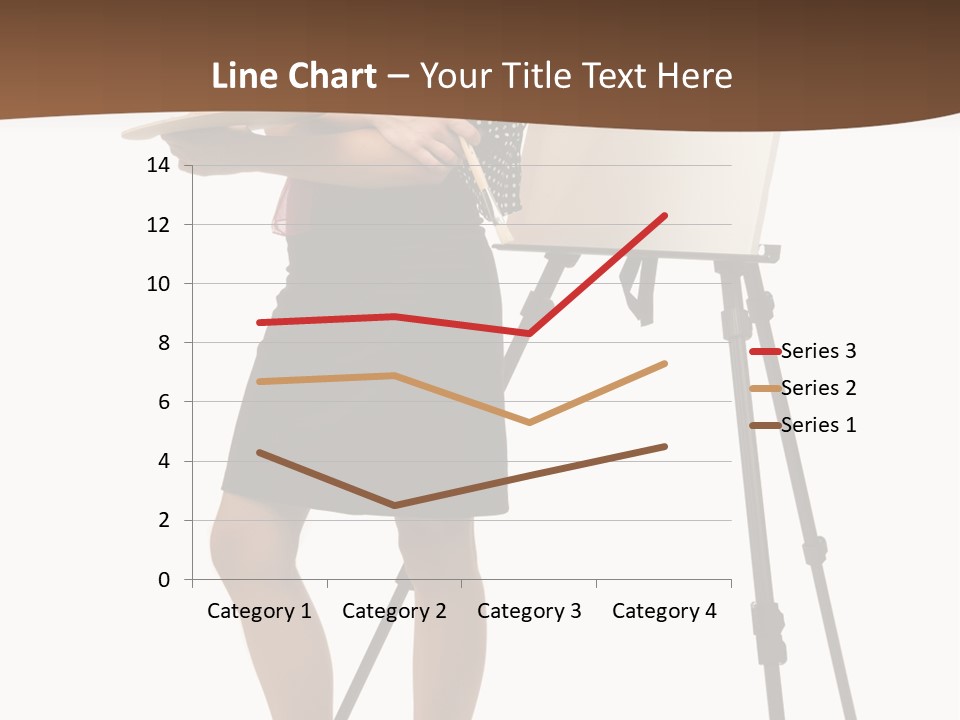 Background Female Canvas PowerPoint Template