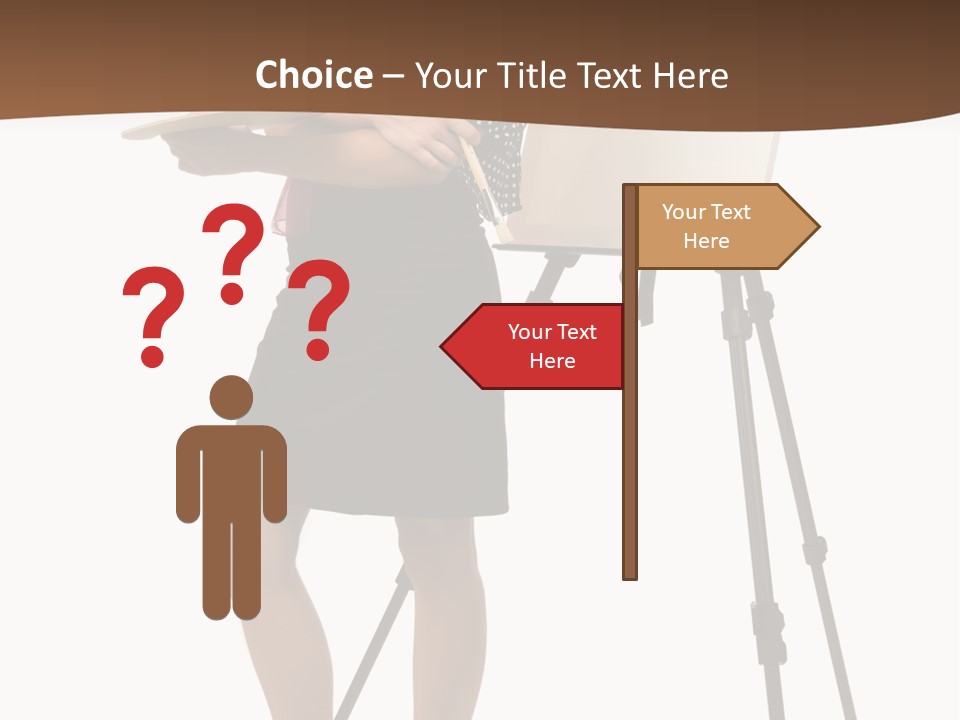 Background Female Canvas PowerPoint Template