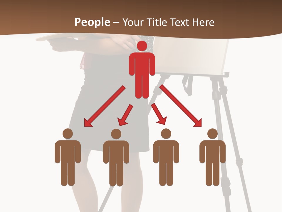 Background Female Canvas PowerPoint Template