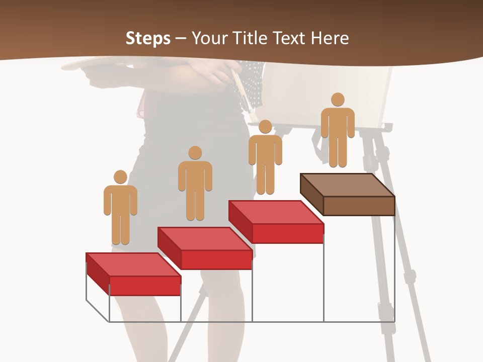 Background Female Canvas PowerPoint Template