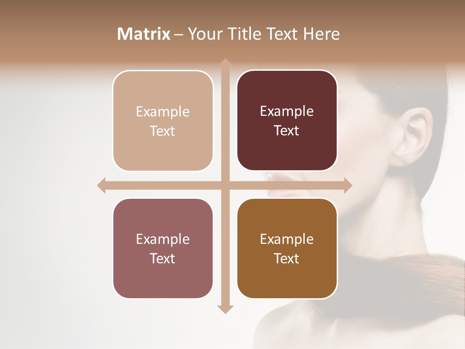 Only Lips Long PowerPoint Template