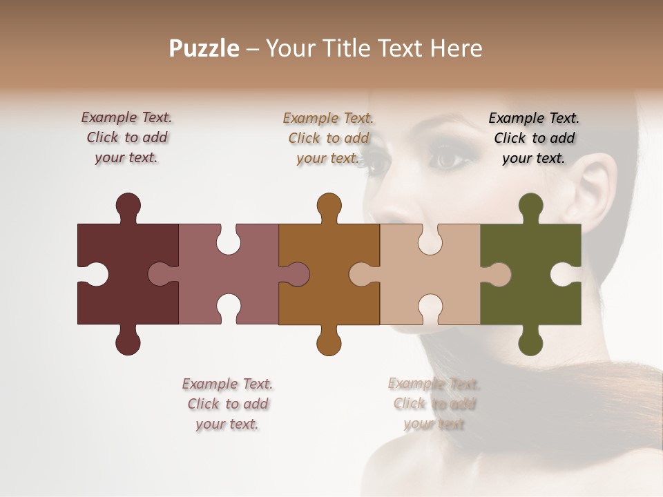 Only Lips Long PowerPoint Template