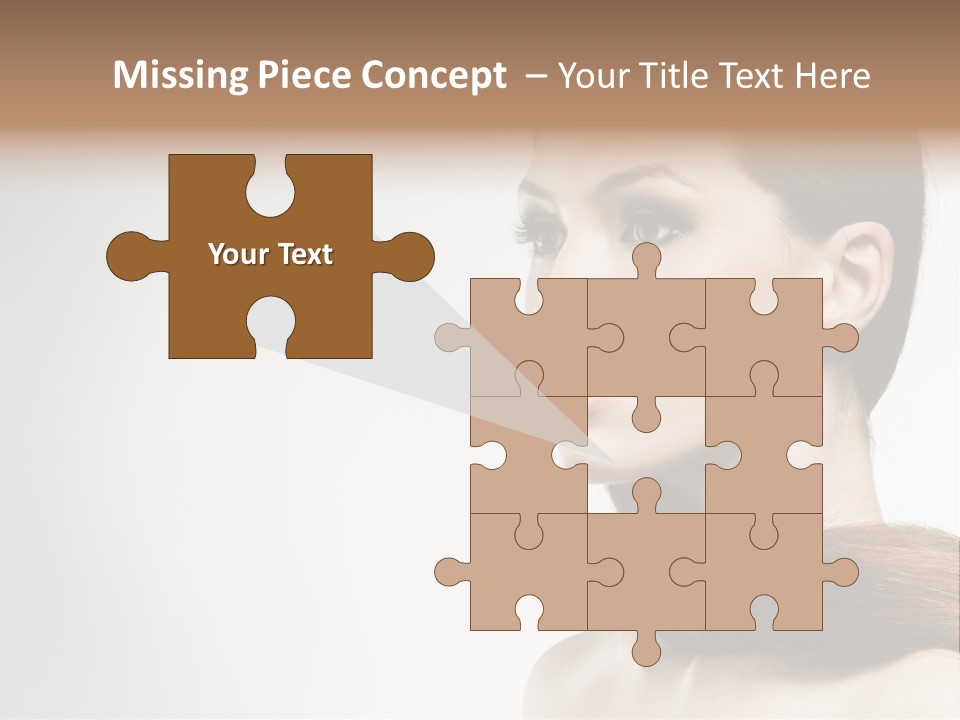 Only Lips Long PowerPoint Template