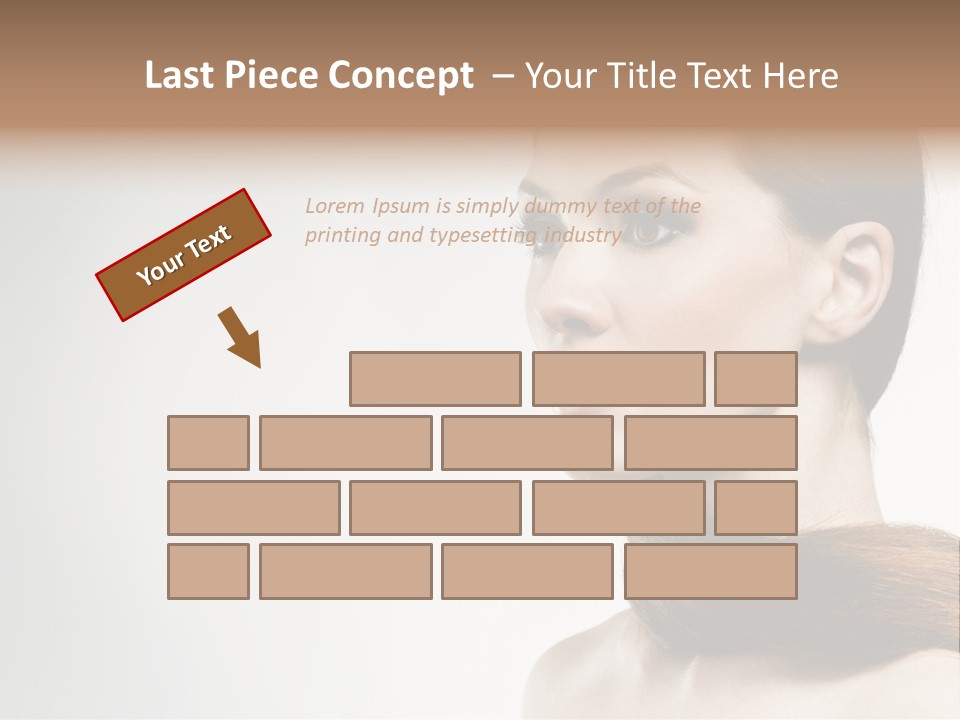 Only Lips Long PowerPoint Template
