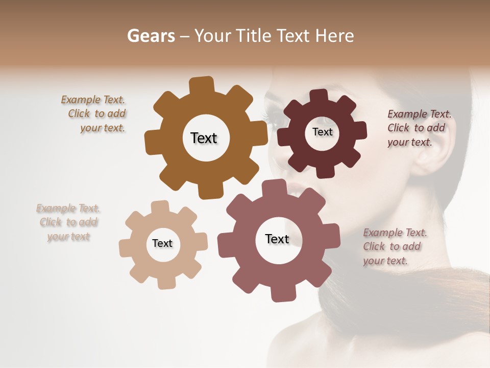 Only Lips Long PowerPoint Template