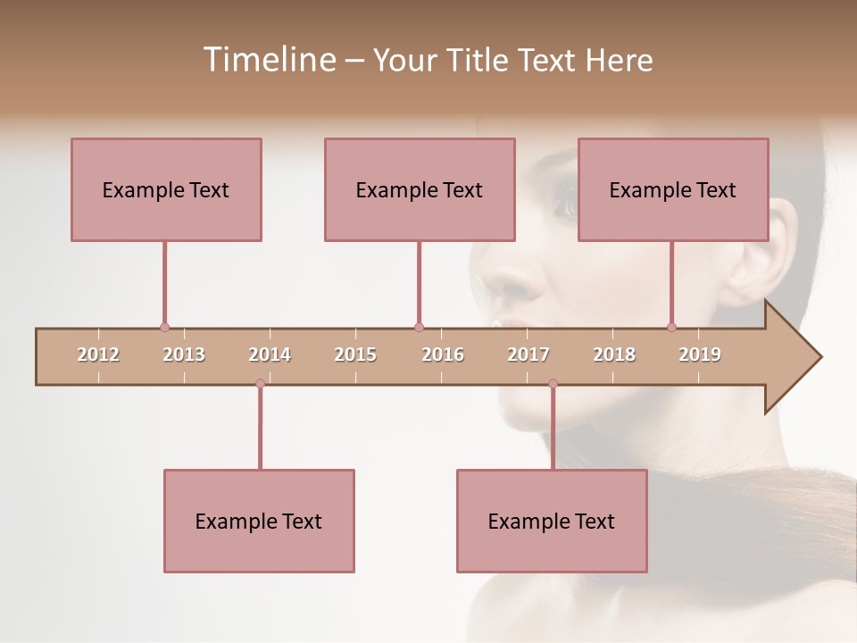 Only Lips Long PowerPoint Template