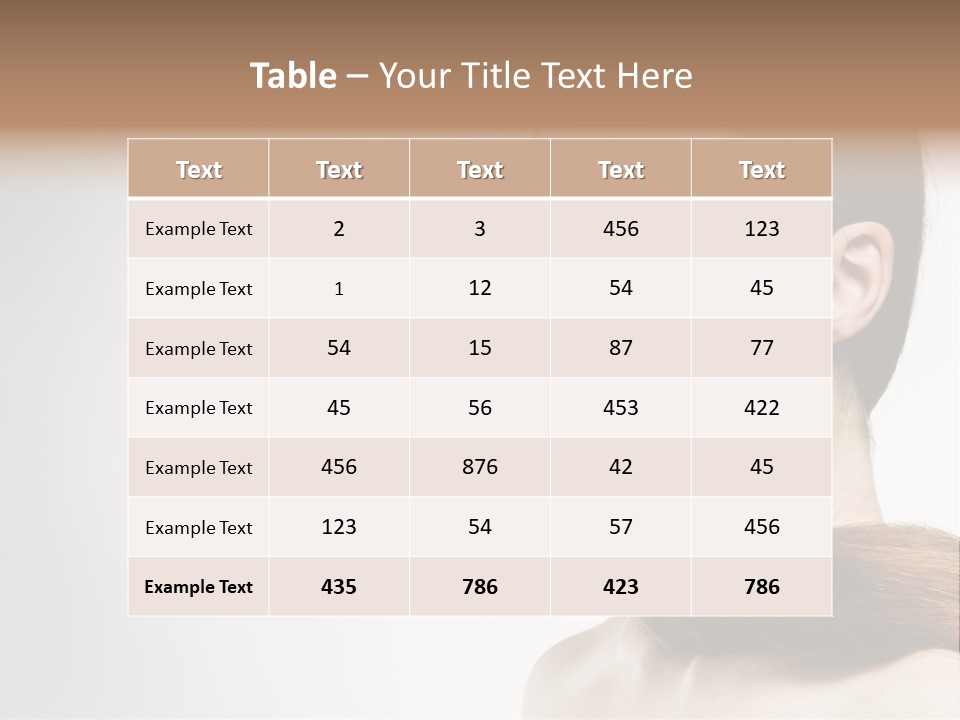 Only Lips Long PowerPoint Template