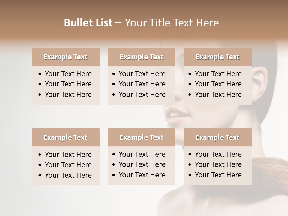 Only Lips Long PowerPoint Template