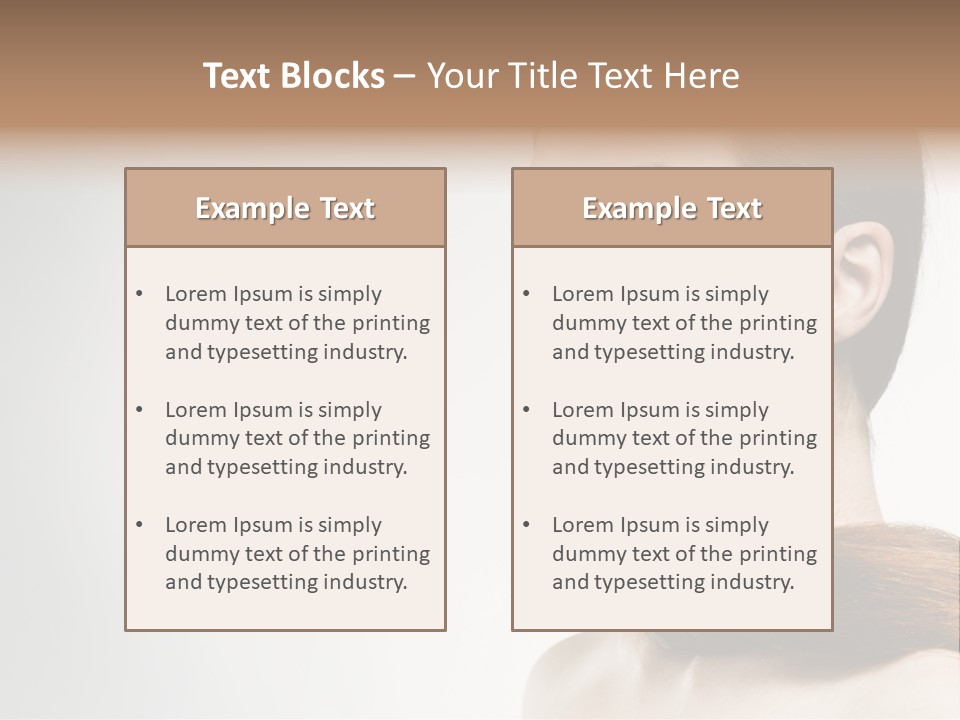 Only Lips Long PowerPoint Template