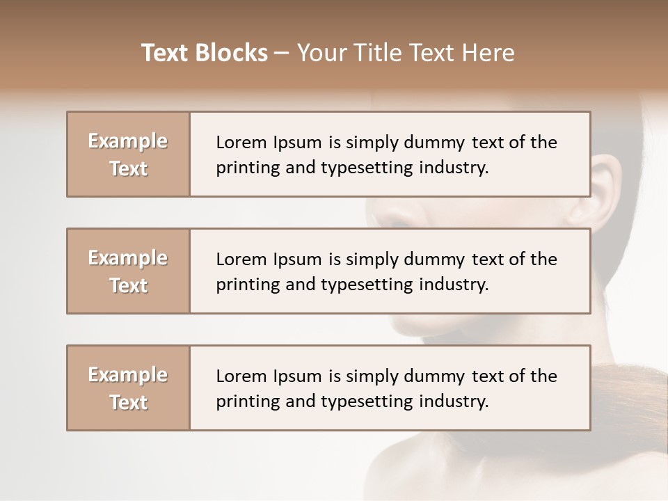Only Lips Long PowerPoint Template