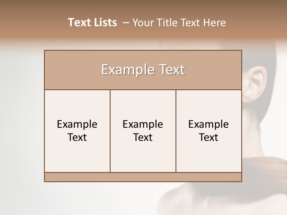 Only Lips Long PowerPoint Template