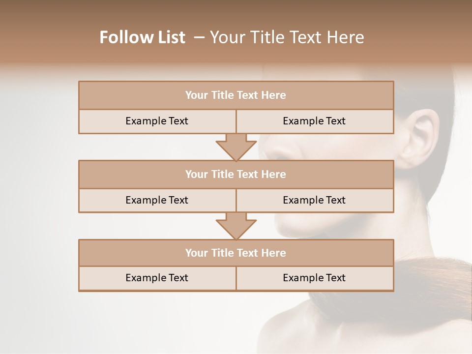 Only Lips Long PowerPoint Template