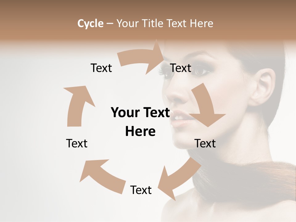 Only Lips Long PowerPoint Template