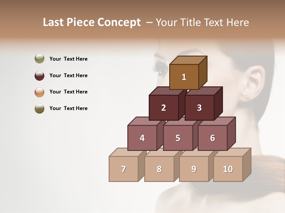 Only Lips Long PowerPoint Template