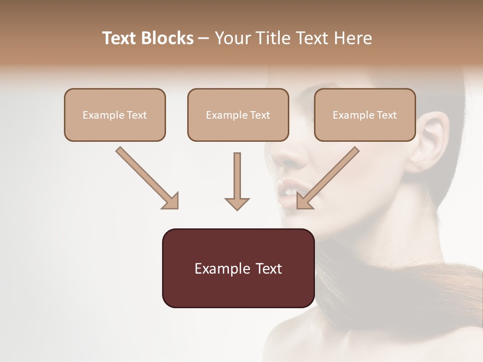 Only Lips Long PowerPoint Template