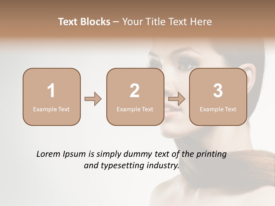 Only Lips Long PowerPoint Template