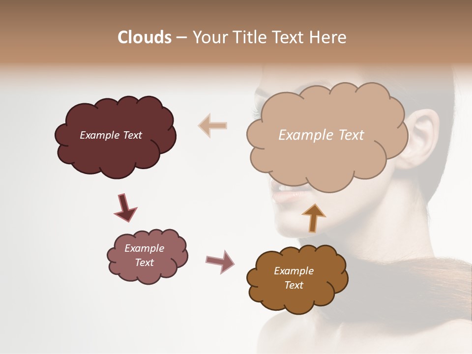 Only Lips Long PowerPoint Template
