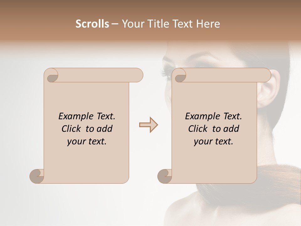 Only Lips Long PowerPoint Template