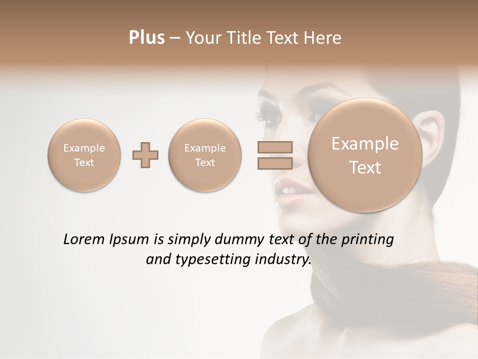 Only Lips Long PowerPoint Template