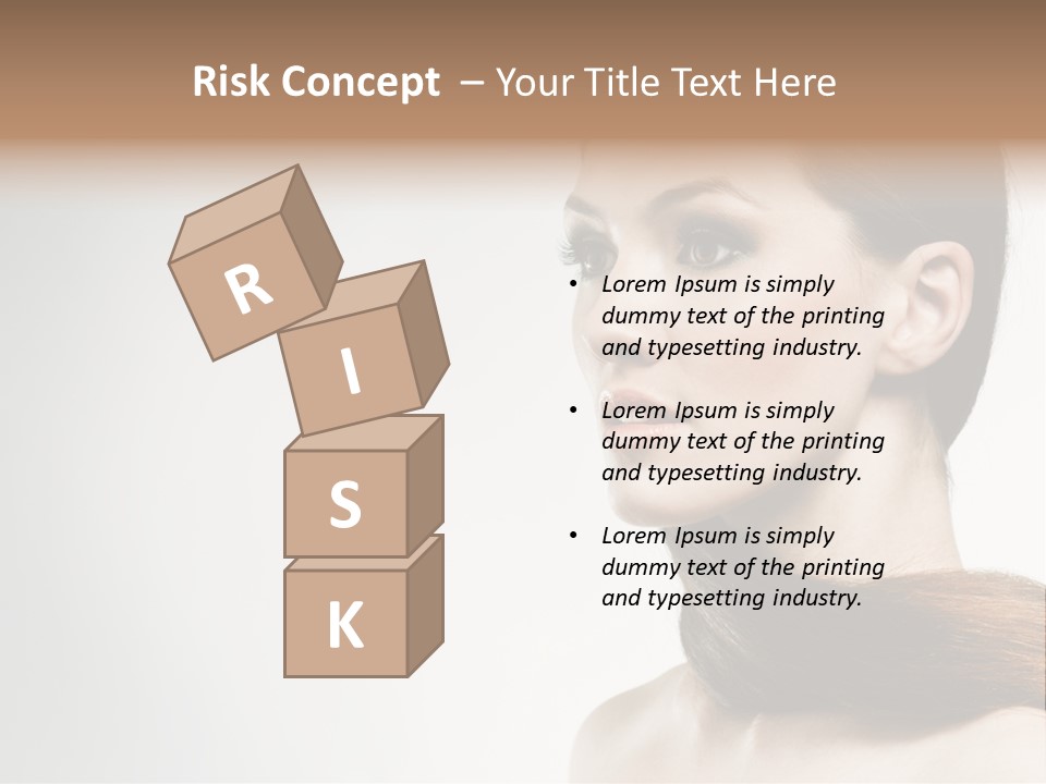 Only Lips Long PowerPoint Template