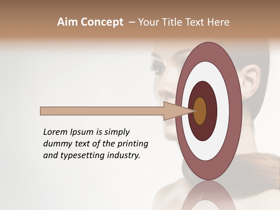 Only Lips Long PowerPoint Template