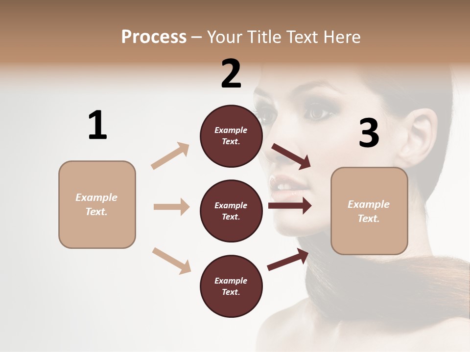 Only Lips Long PowerPoint Template