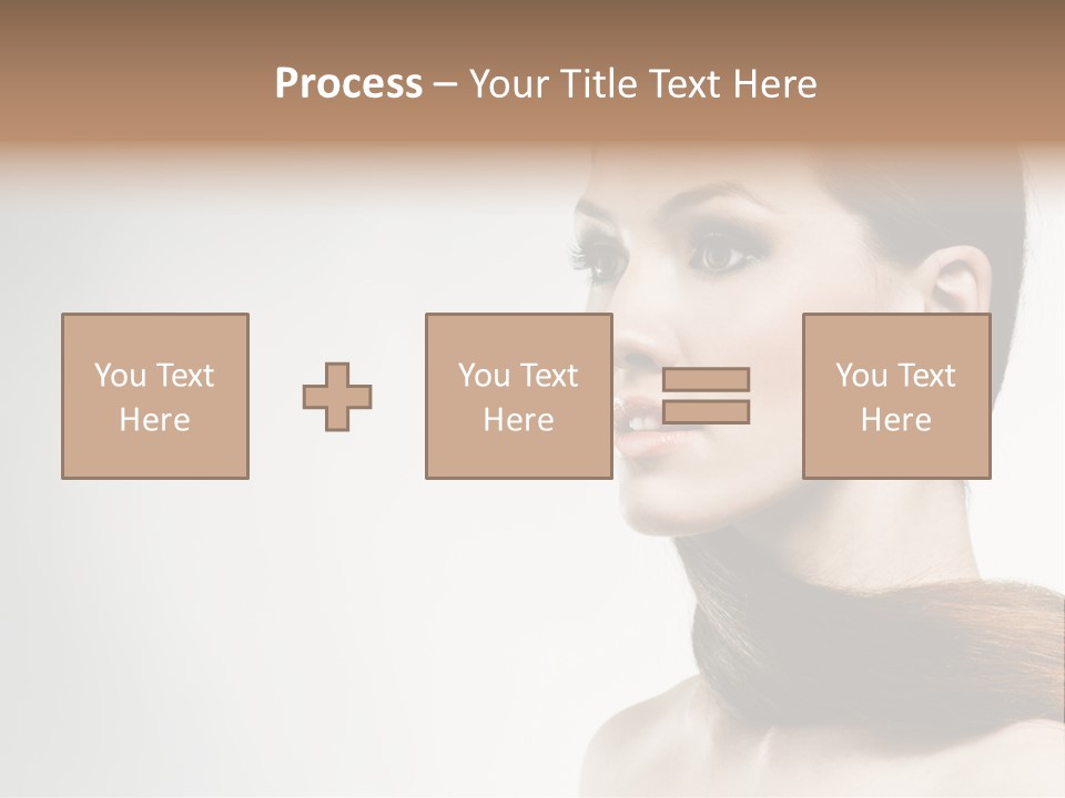 Only Lips Long PowerPoint Template