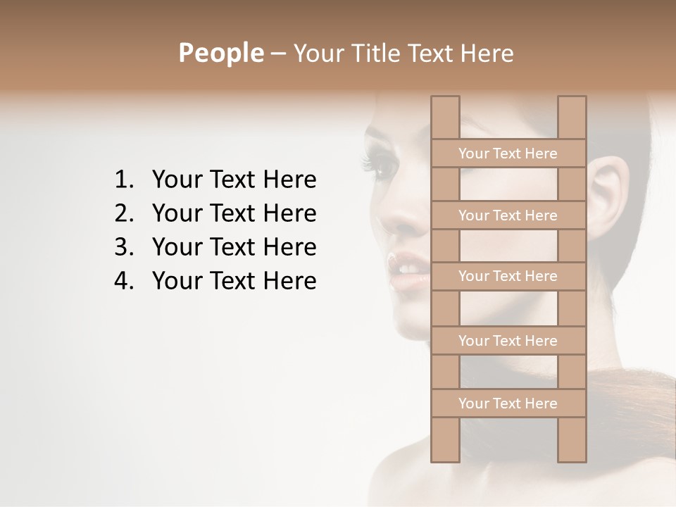 Only Lips Long PowerPoint Template