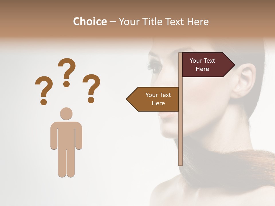 Only Lips Long PowerPoint Template