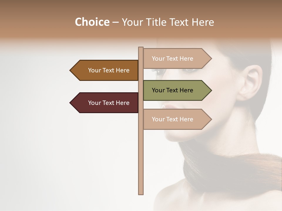 Only Lips Long PowerPoint Template