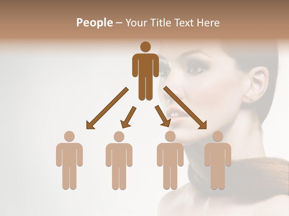 Only Lips Long PowerPoint Template