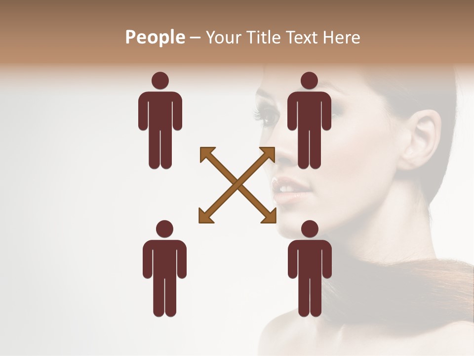 Only Lips Long PowerPoint Template