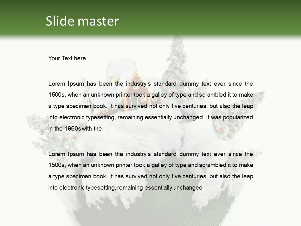 Silver Puff Hookah PowerPoint Template