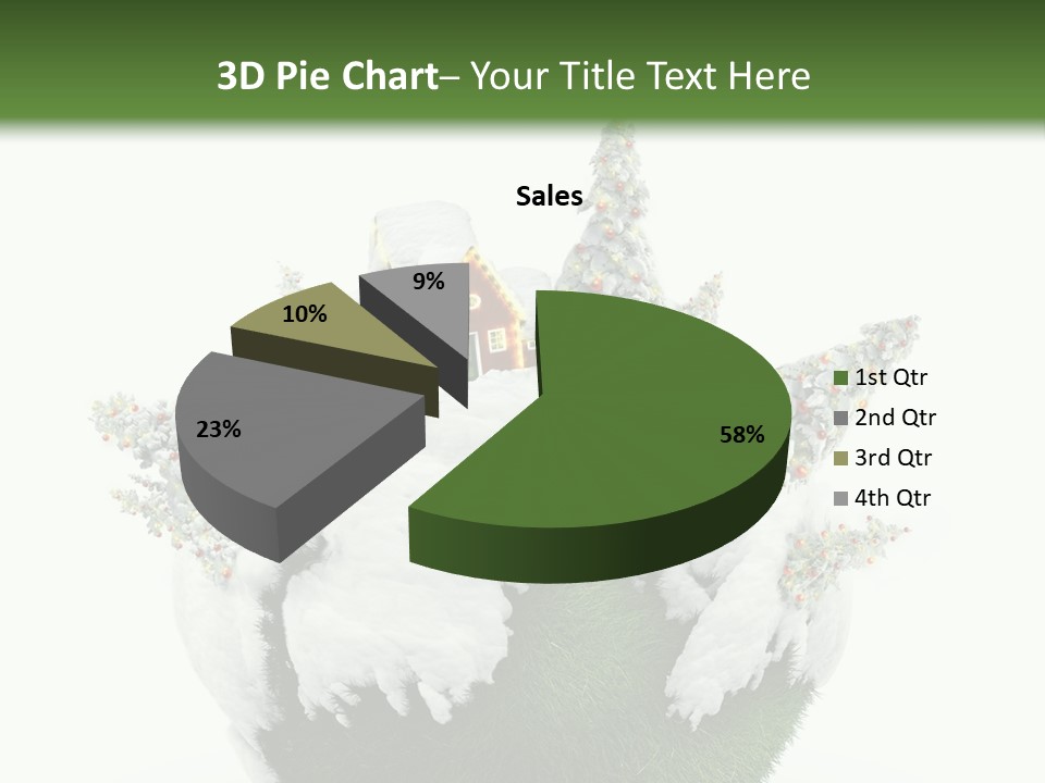 Silver Puff Hookah PowerPoint Template