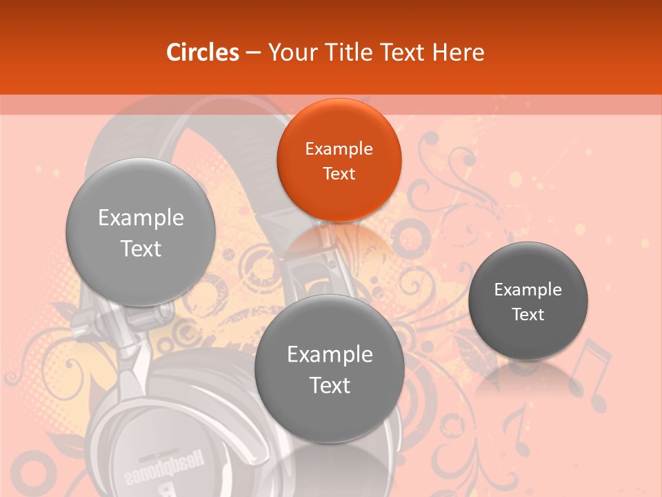 Decorative Audio Conceptual PowerPoint Template