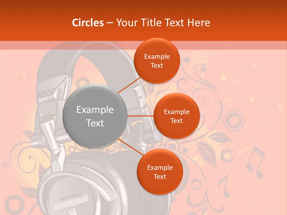 Decorative Audio Conceptual PowerPoint Template