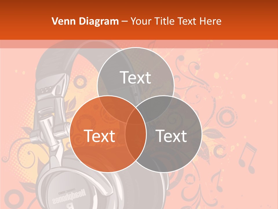 Decorative Audio Conceptual PowerPoint Template