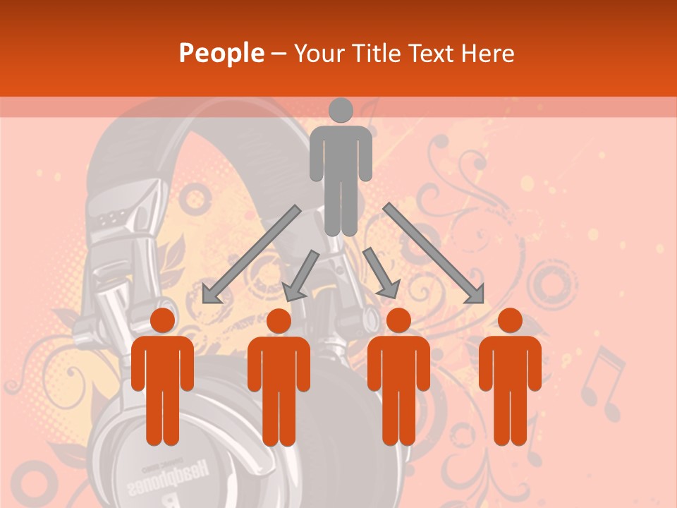 Decorative Audio Conceptual PowerPoint Template