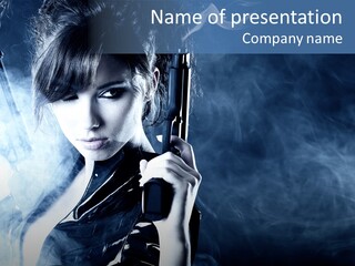 Attractive Look Black PowerPoint Template